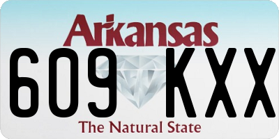AR license plate 609KXX