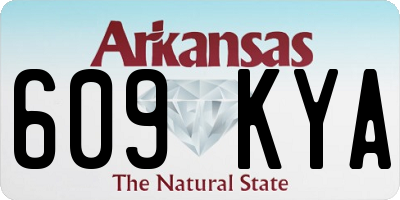 AR license plate 609KYA
