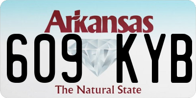 AR license plate 609KYB