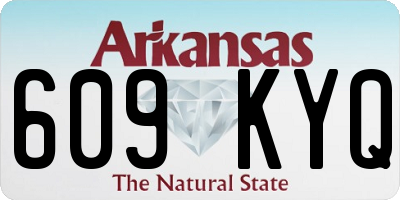 AR license plate 609KYQ