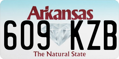 AR license plate 609KZB