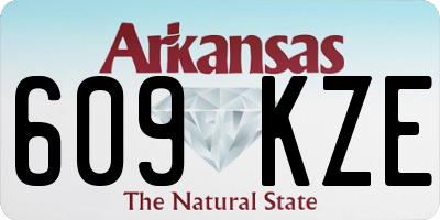 AR license plate 609KZE