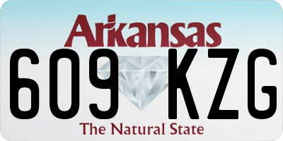 AR license plate 609KZG