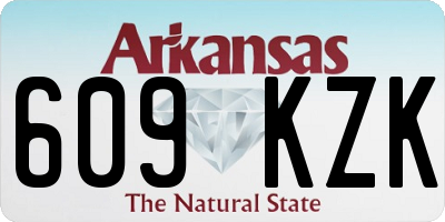 AR license plate 609KZK