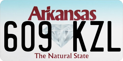 AR license plate 609KZL