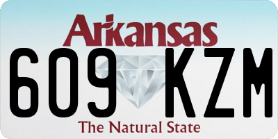 AR license plate 609KZM