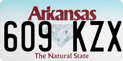 AR license plate 609KZX