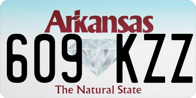 AR license plate 609KZZ