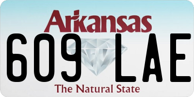 AR license plate 609LAE