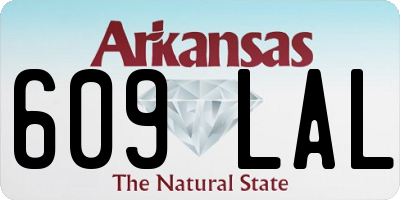 AR license plate 609LAL