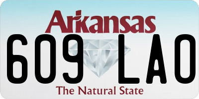AR license plate 609LAO
