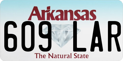 AR license plate 609LAR