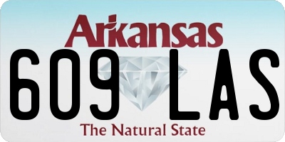 AR license plate 609LAS