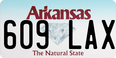 AR license plate 609LAX