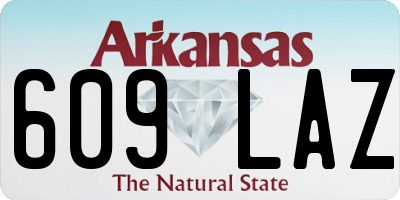 AR license plate 609LAZ