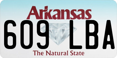 AR license plate 609LBA