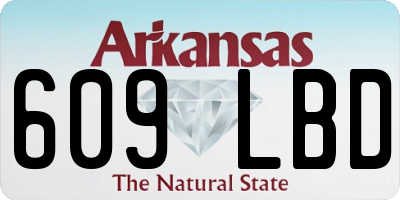 AR license plate 609LBD