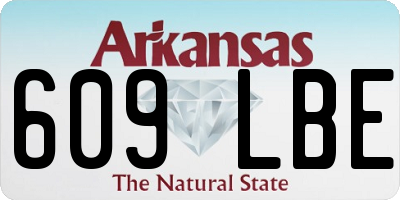 AR license plate 609LBE