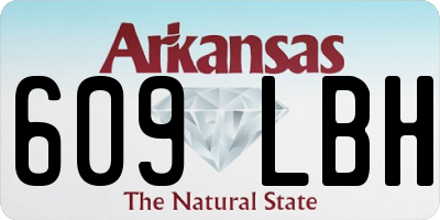 AR license plate 609LBH