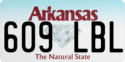 AR license plate 609LBL
