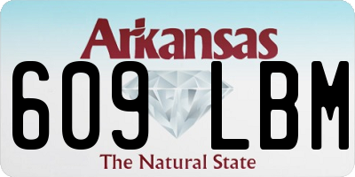 AR license plate 609LBM