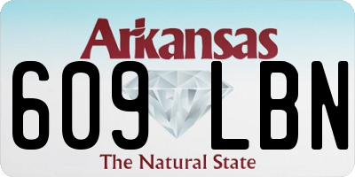 AR license plate 609LBN