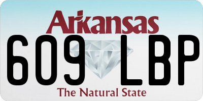 AR license plate 609LBP
