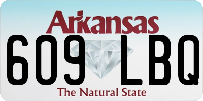 AR license plate 609LBQ
