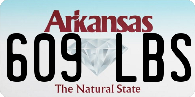 AR license plate 609LBS