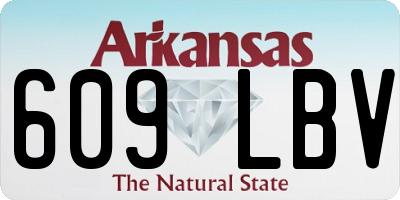 AR license plate 609LBV