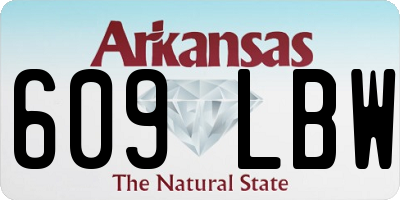 AR license plate 609LBW