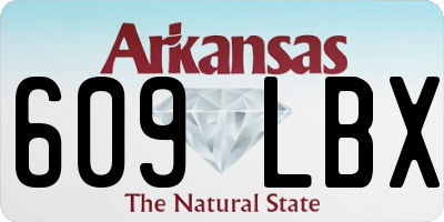 AR license plate 609LBX