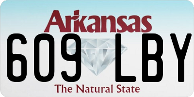 AR license plate 609LBY