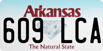 AR license plate 609LCA