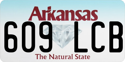 AR license plate 609LCB
