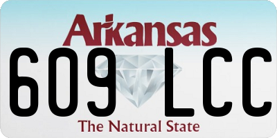 AR license plate 609LCC
