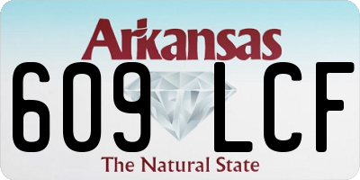 AR license plate 609LCF
