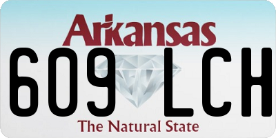 AR license plate 609LCH