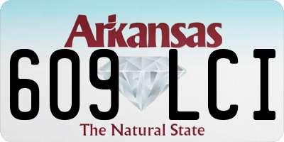 AR license plate 609LCI