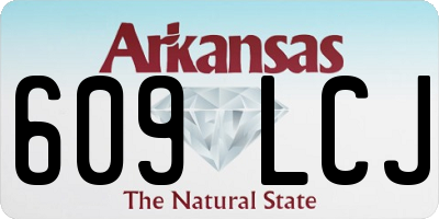 AR license plate 609LCJ