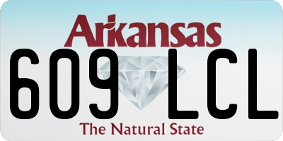 AR license plate 609LCL