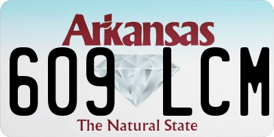 AR license plate 609LCM