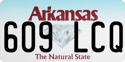 AR license plate 609LCQ