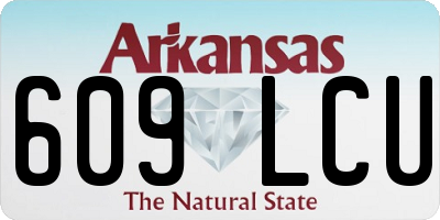 AR license plate 609LCU