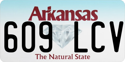 AR license plate 609LCV