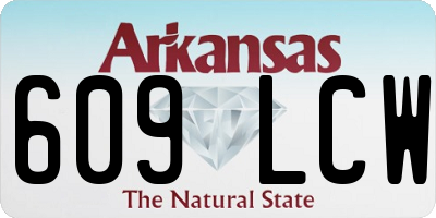 AR license plate 609LCW