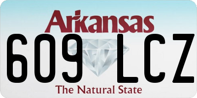 AR license plate 609LCZ