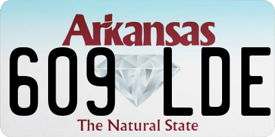 AR license plate 609LDE