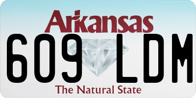 AR license plate 609LDM
