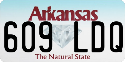 AR license plate 609LDQ